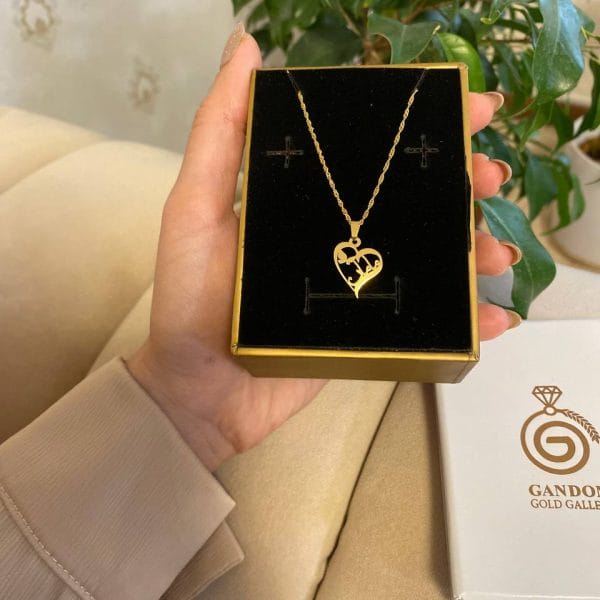 مدال مامان طرح قلب